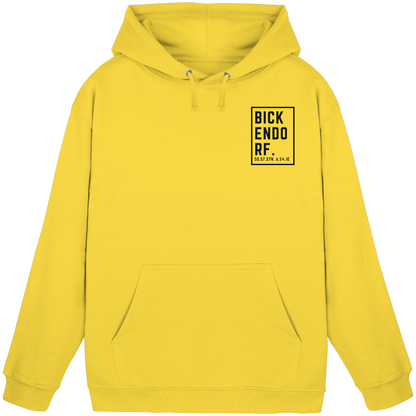 Bickendorf Koordinaten (kleiner Druck auf der Brust) - Basic Unisex Hoodie