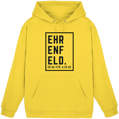 Ehrenfeld Koordinaten (großer Druck auf der Brust) - Basic Unisex Hoodie