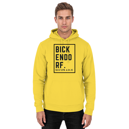 Bickendorf Koordinaten (großer Druck auf der Brust) - Basic Unisex Hoodie