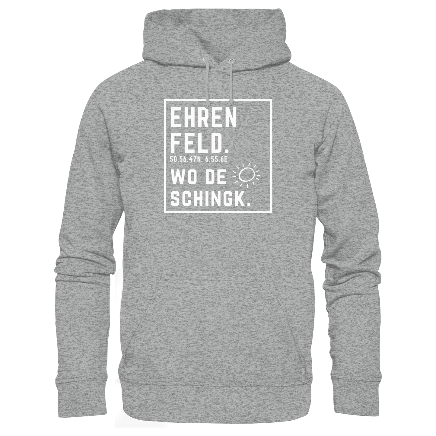 Wo de Sonn schingk - Ehrenfeld Druck - Basic Unisex Hoodie