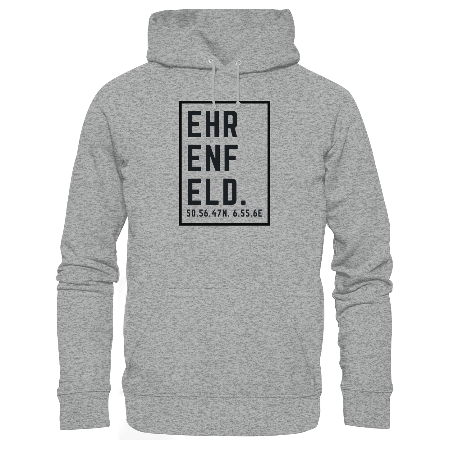 Ehrenfeld Koordinaten (großer Druck auf der Brust) - Basic Unisex Hoodie