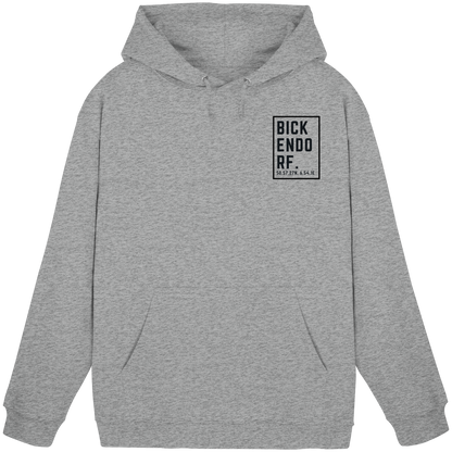 Bickendorf Koordinaten (kleiner Druck auf der Brust) - Basic Unisex Hoodie