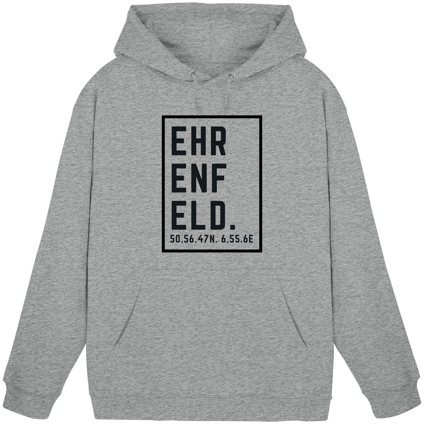 Ehrenfeld Koordinaten (großer Druck auf der Brust) - Basic Unisex Hoodie