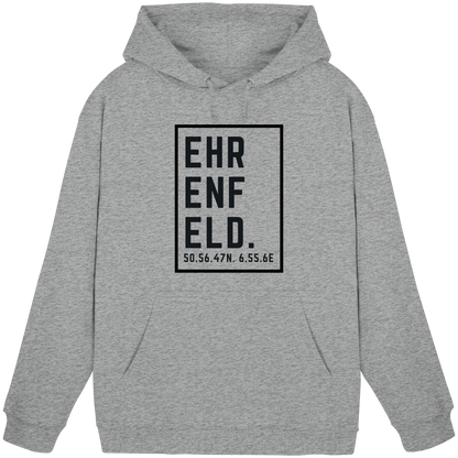Ehrenfeld Koordinaten (großer Druck auf der Brust) - Basic Unisex Hoodie