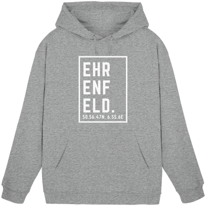 Ehrenfeld Koordinaten (großer Druck auf der Brust) - Basic Unisex Hoodie