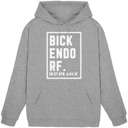 Bickendorf Koordinaten (großer Druck auf der Brust) - Basic Unisex Hoodie