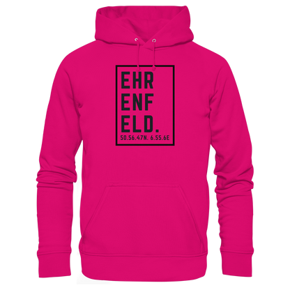 Ehrenfeld Koordinaten (großer Druck auf der Brust) - Basic Unisex Hoodie