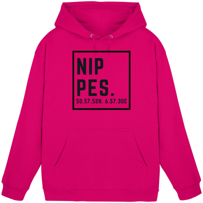 Nippes Koordinaten (großer Druck auf der Brust) - Basic Unisex Hoodie