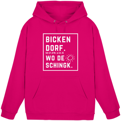 Wo de Sonn schingk - Bickendorf Druck - Basic Unisex Hoodie