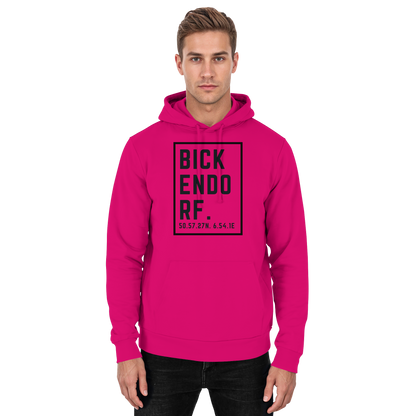 Bickendorf Koordinaten (großer Druck auf der Brust) - Basic Unisex Hoodie
