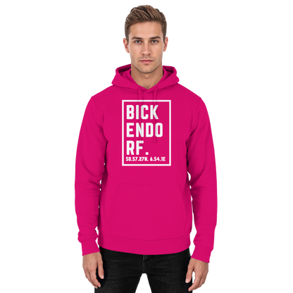 Bickendorf Koordinaten (großer Druck auf der Brust) - Basic Unisex Hoodie