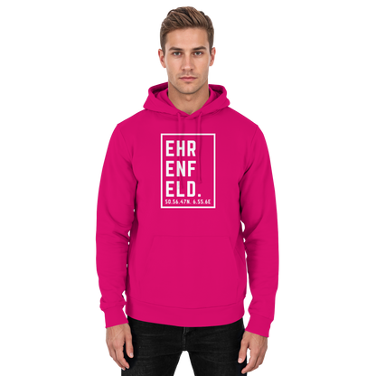 Ehrenfeld Koordinaten (großer Druck auf der Brust) - Basic Unisex Hoodie