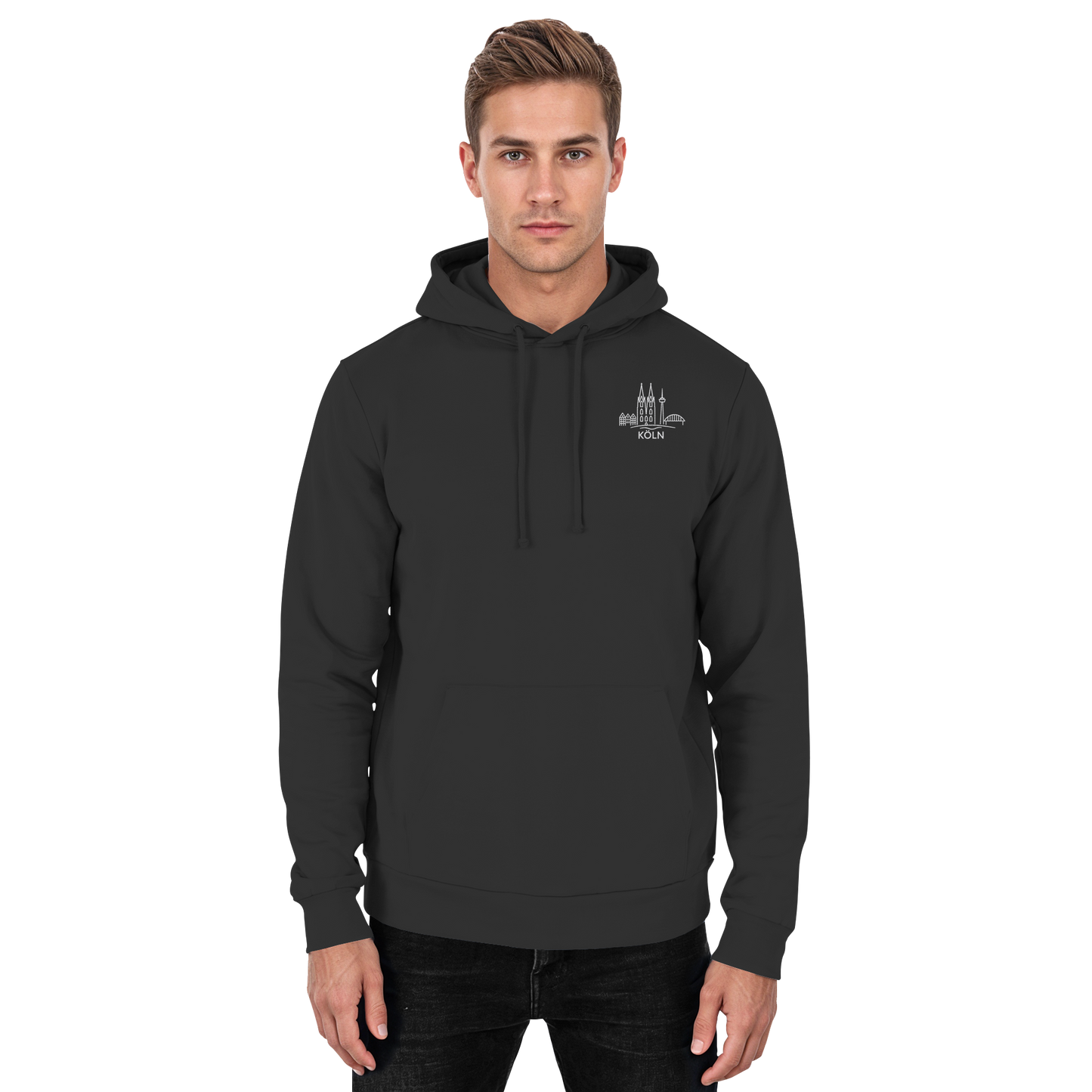 Köln Skyline Stick - Basic Unisex Hoodie