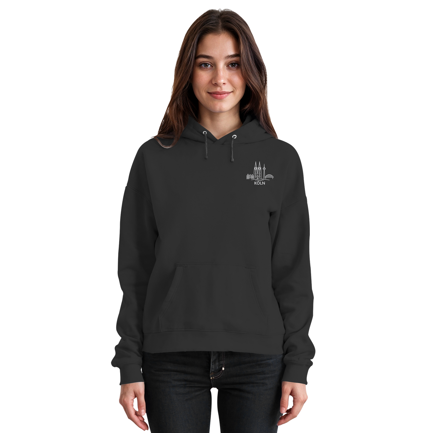 Köln Skyline Stick - Basic Unisex Hoodie