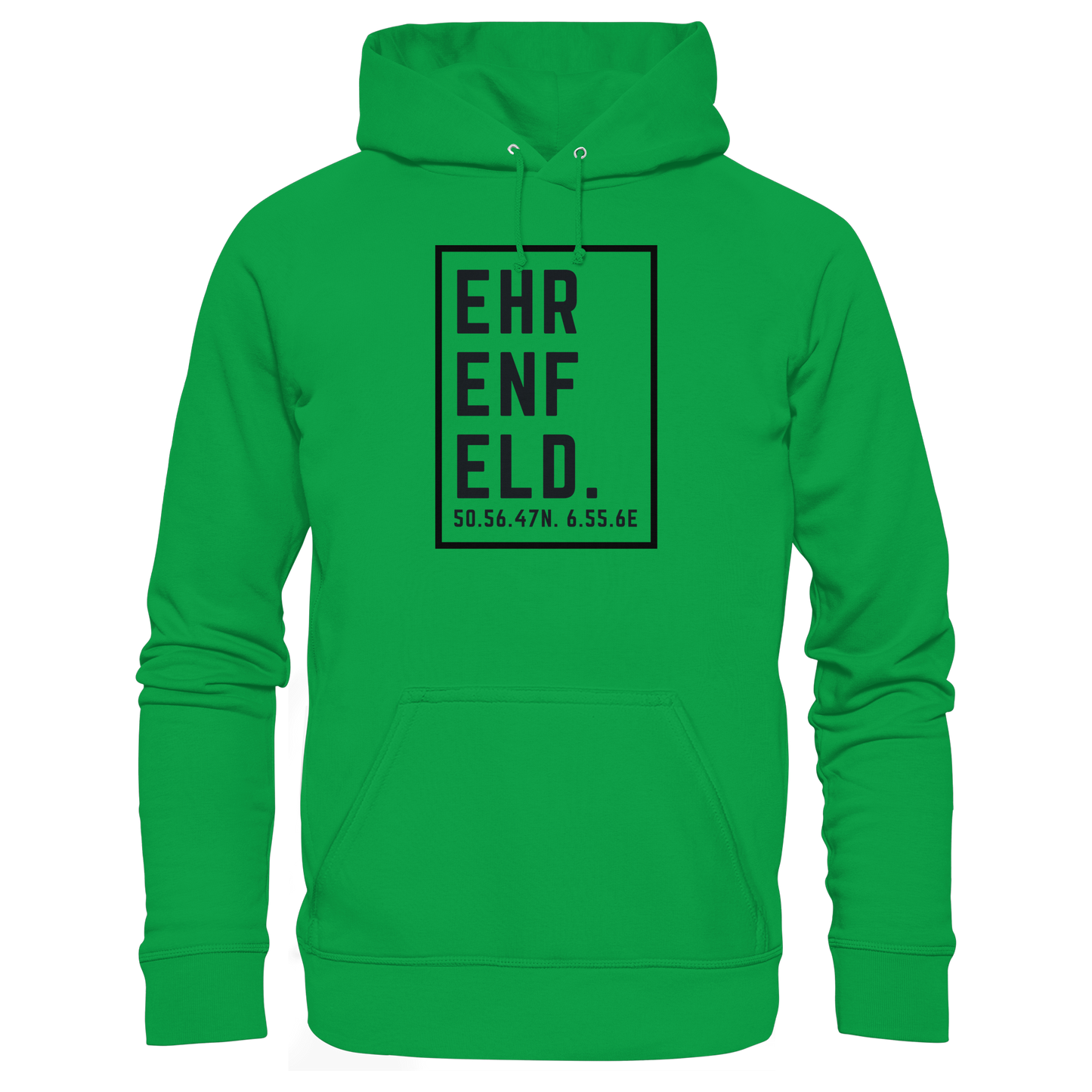 Ehrenfeld Koordinaten (großer Druck auf der Brust) - Basic Unisex Hoodie