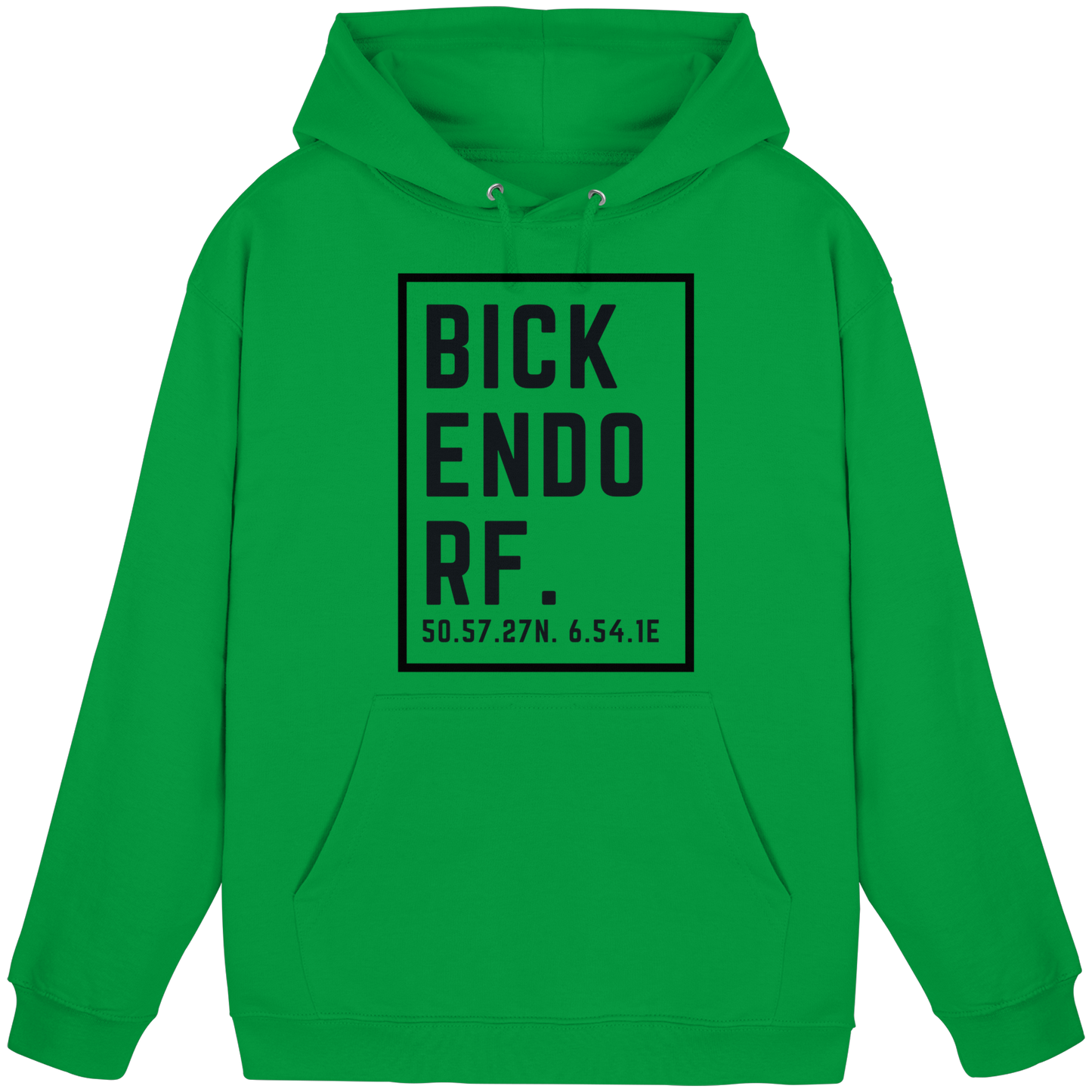 Bickendorf Koordinaten (großer Druck auf der Brust) - Basic Unisex Hoodie