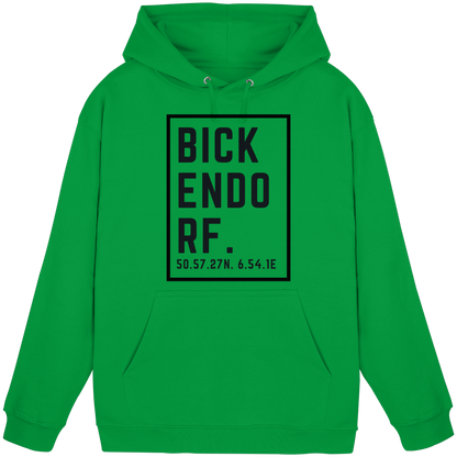 Bickendorf Koordinaten (großer Druck auf der Brust) - Basic Unisex Hoodie