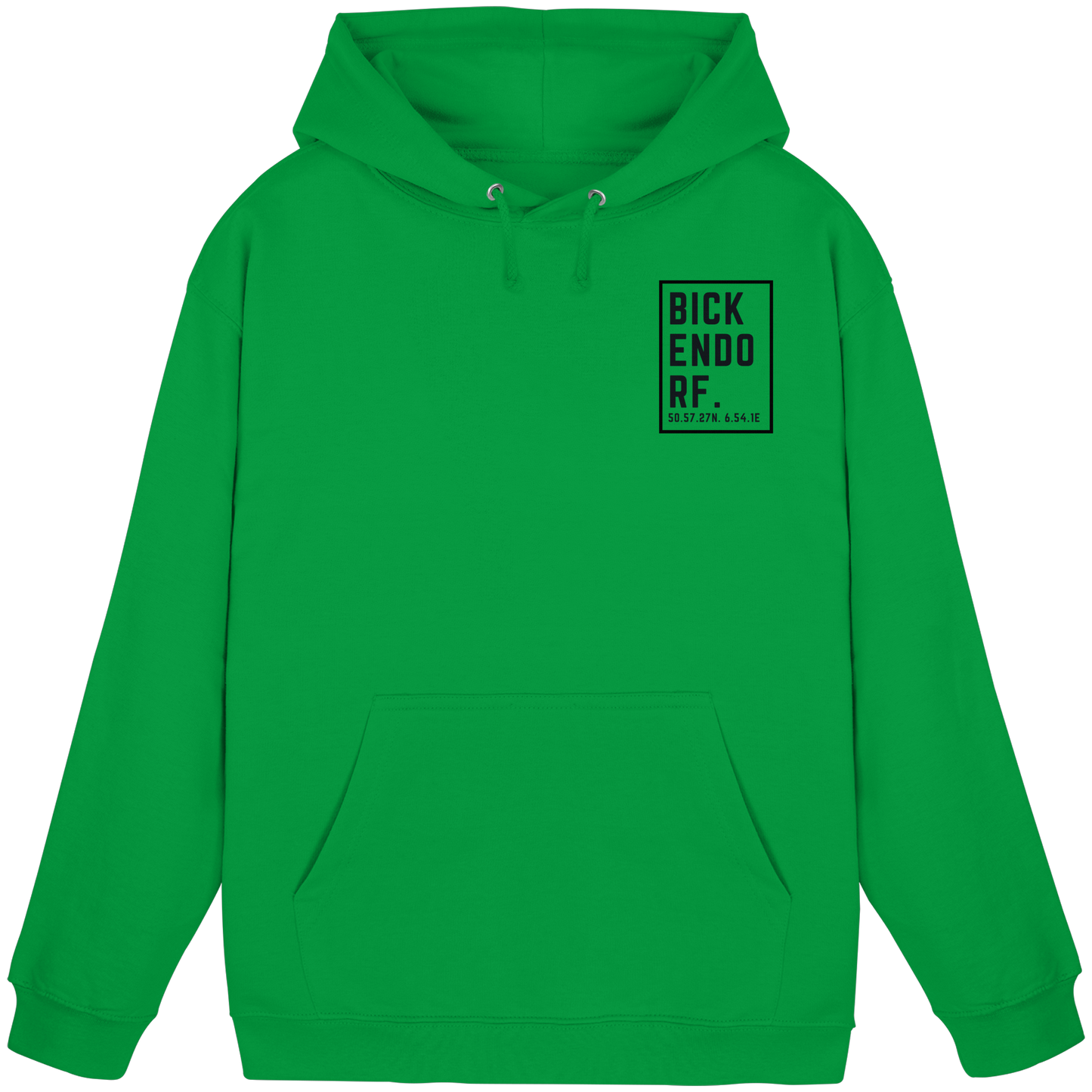 Bickendorf Koordinaten (kleiner Druck auf der Brust) - Basic Unisex Hoodie