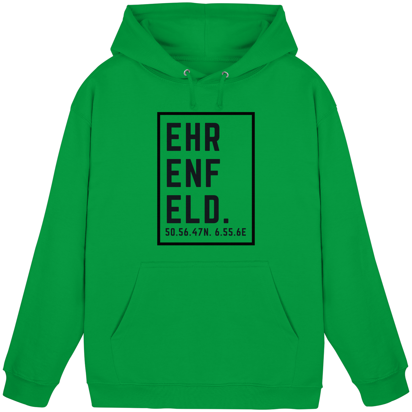 Ehrenfeld Koordinaten (großer Druck auf der Brust) - Basic Unisex Hoodie