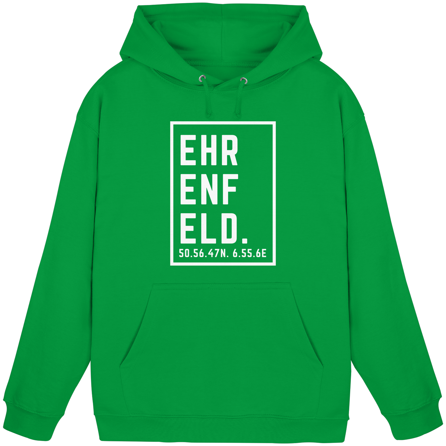 Ehrenfeld Koordinaten (großer Druck auf der Brust) - Basic Unisex Hoodie