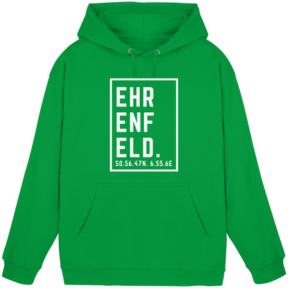 Ehrenfeld Koordinaten (großer Druck auf der Brust) - Basic Unisex Hoodie