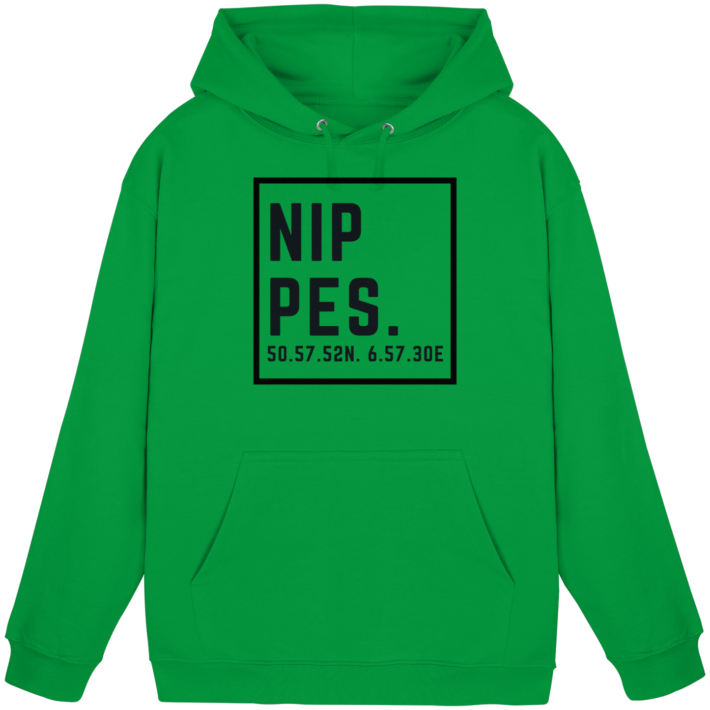 Nippes Koordinaten (großer Druck auf der Brust) - Basic Unisex Hoodie