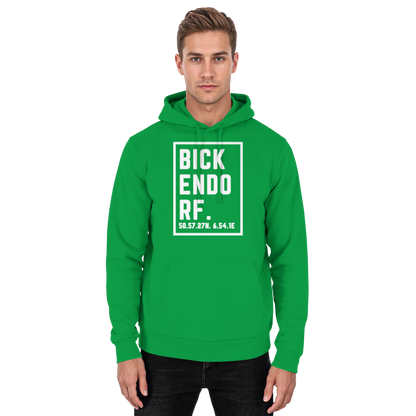 Bickendorf Koordinaten (großer Druck auf der Brust) - Basic Unisex Hoodie