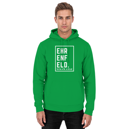 Ehrenfeld Koordinaten (großer Druck auf der Brust) - Basic Unisex Hoodie