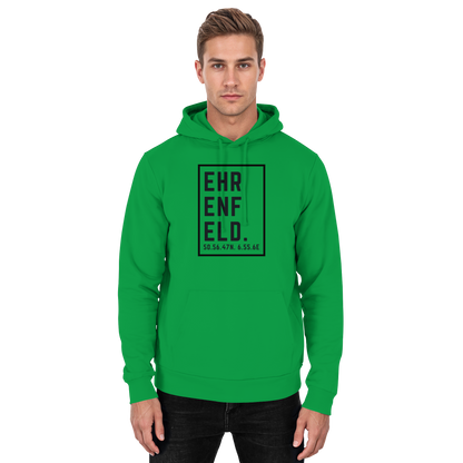Ehrenfeld Koordinaten (großer Druck auf der Brust) - Basic Unisex Hoodie