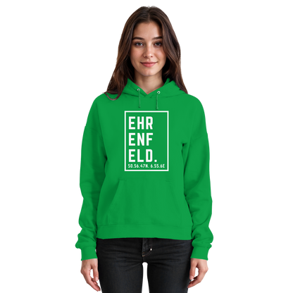 Ehrenfeld Koordinaten (großer Druck auf der Brust) - Basic Unisex Hoodie