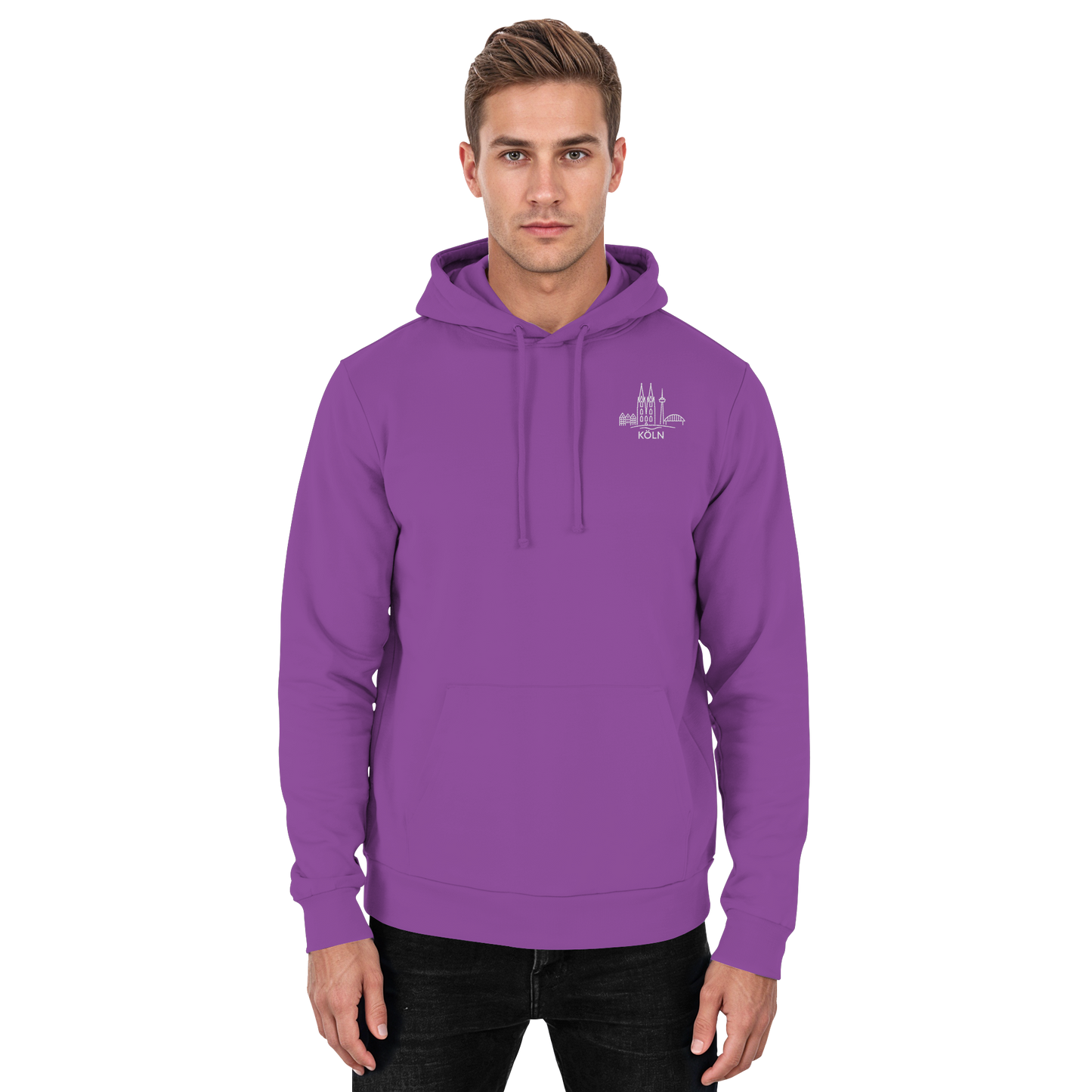 Köln Skyline Stick - Basic Unisex Hoodie