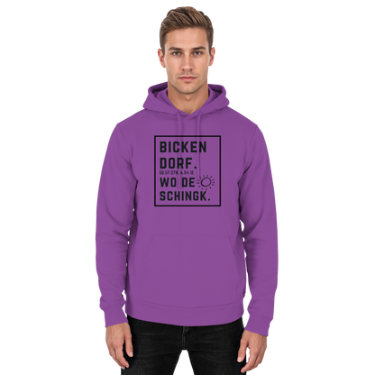 Wo de Sonn schingk - Bickendorf Druck  - Basic Unisex Hoodie