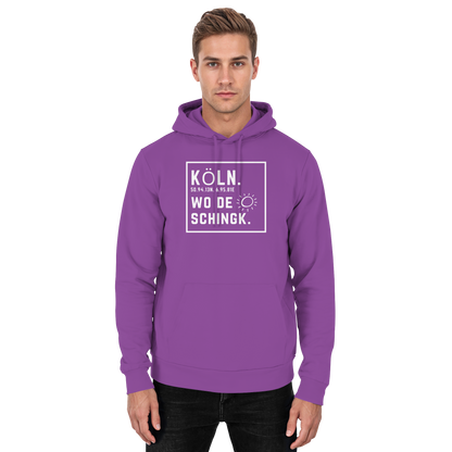 Wo de Sonn schingk - Köln Druck - Basic Unisex Hoodie