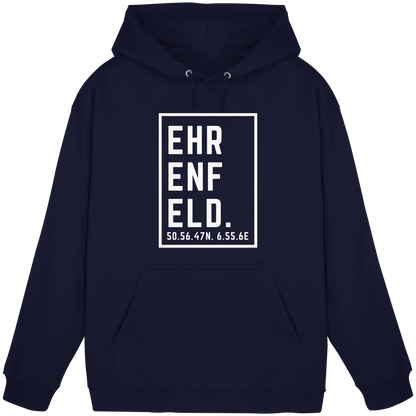 Ehrenfeld Koordinaten (großer Druck auf der Brust) - Basic Unisex Hoodie