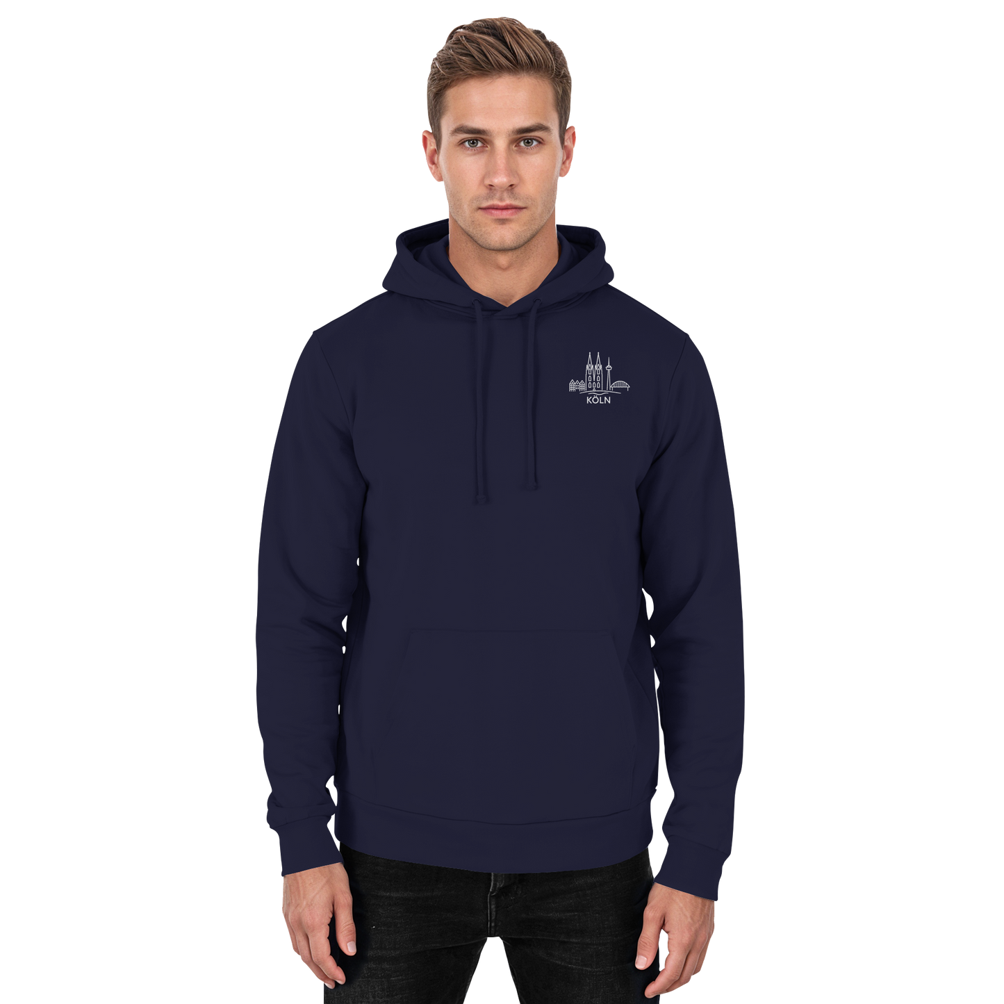Köln Skyline Stick - Basic Unisex Hoodie