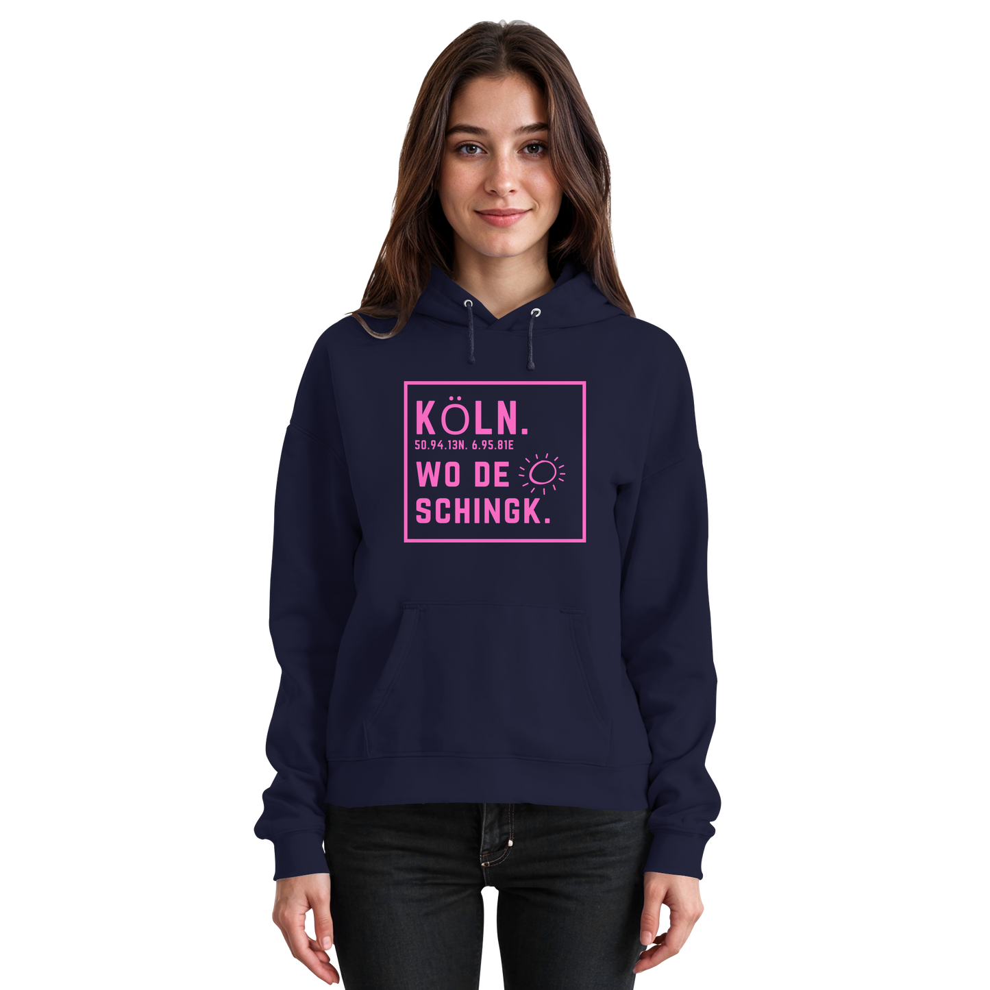 Wo de Sonn schingk - Köln Druck  - Basic Unisex Hoodie