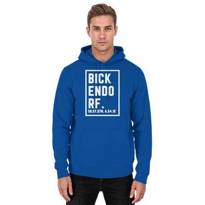 Bickendorf Koordinaten (großer Druck auf der Brust) - Basic Unisex Hoodie