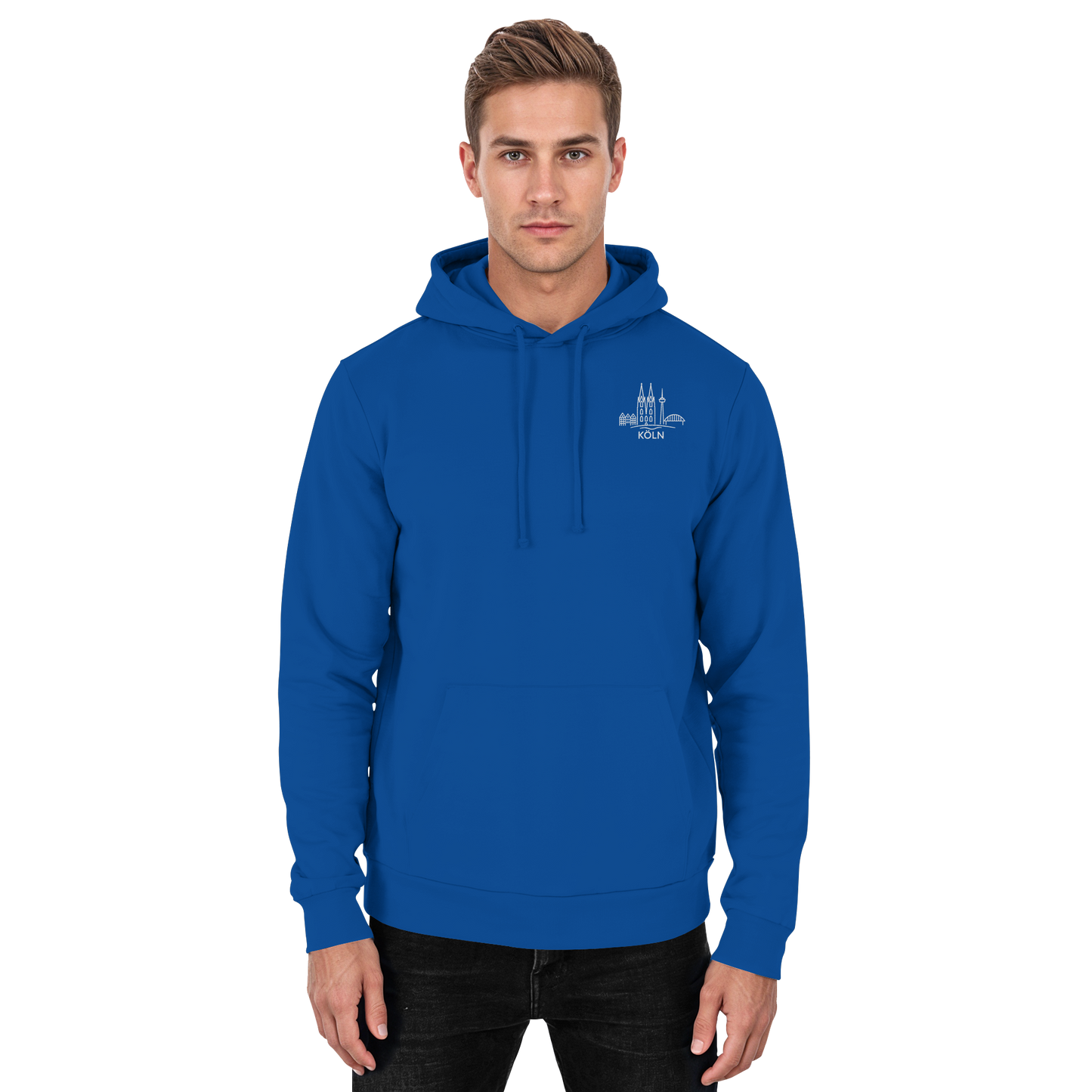 Köln Skyline Stick - Basic Unisex Hoodie