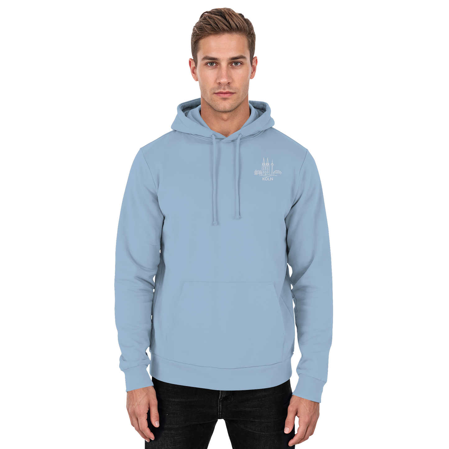 Köln Skyline Stick - Basic Unisex Hoodie