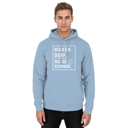 Wo de Sonn schingk - Bickendorf Druck - Basic Unisex Hoodie