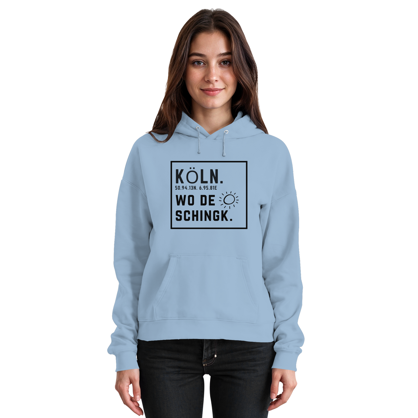 Wo de Sonn schingk - Köln Druck   - Basic Unisex Hoodie