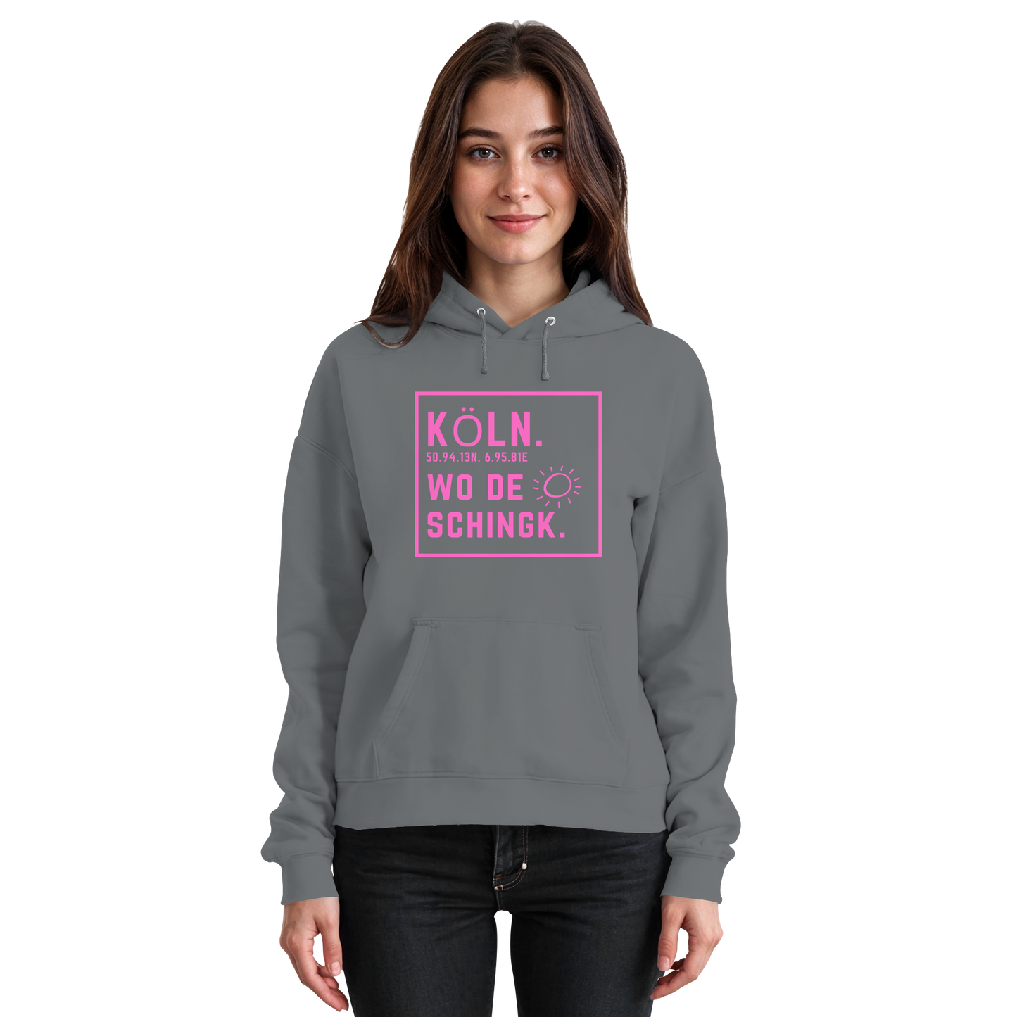 Wo de Sonn schingk - Köln Druck  - Basic Unisex Hoodie