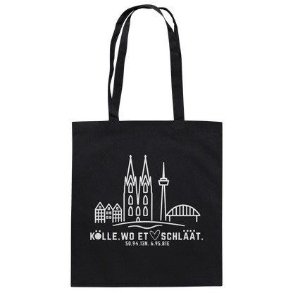 Skyline Hätz Druck  - Baumwolltasche