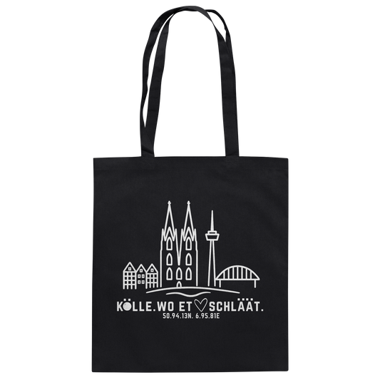 Skyline Hätz Druck  - Baumwolltasche