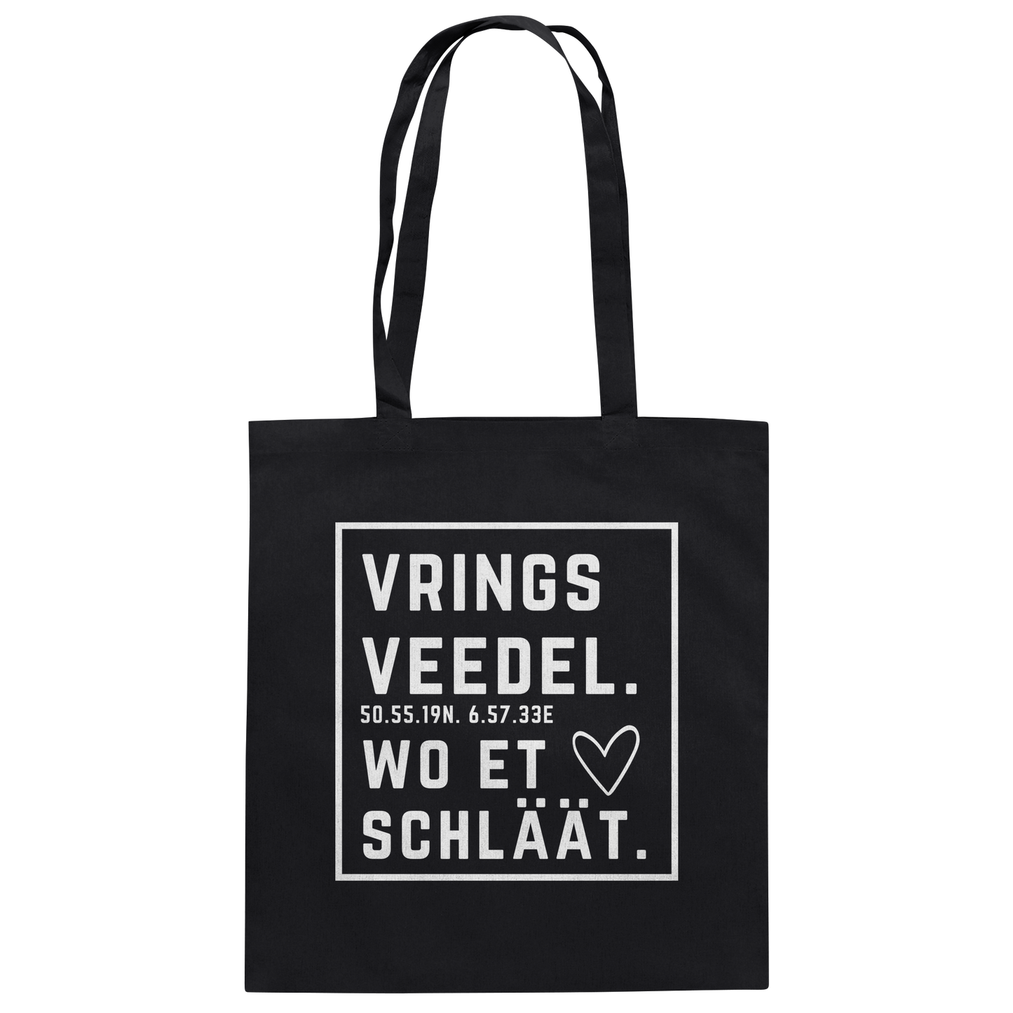 Vringsveedel Hätz Druck - Baumwolltasche