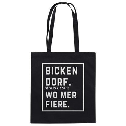 Bickendorf Fiere Druck - Baumwolltasche