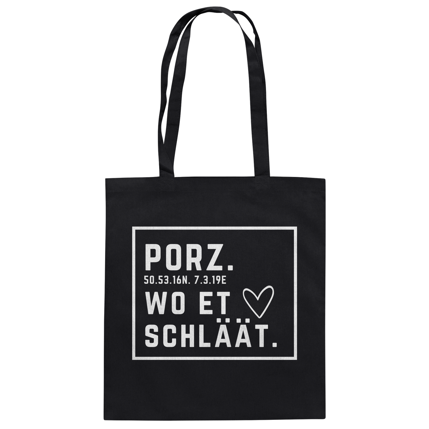 Porz Hätz Druck - Baumwolltasche