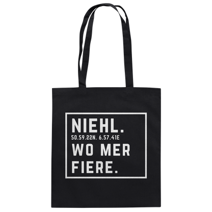Niehl Fiere Druck - Baumwolltasche