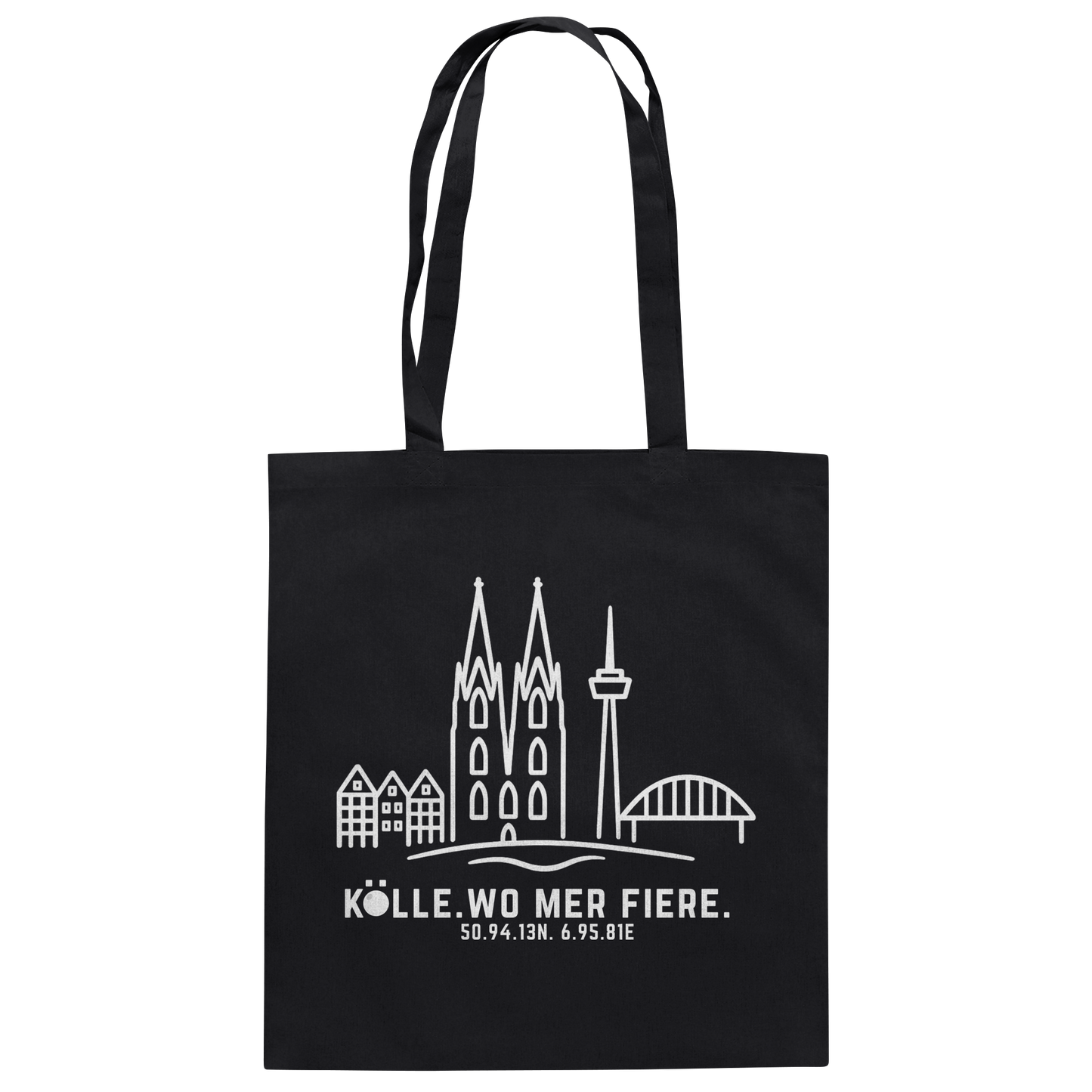 Skyline Fiere Druck - Baumwolltasche