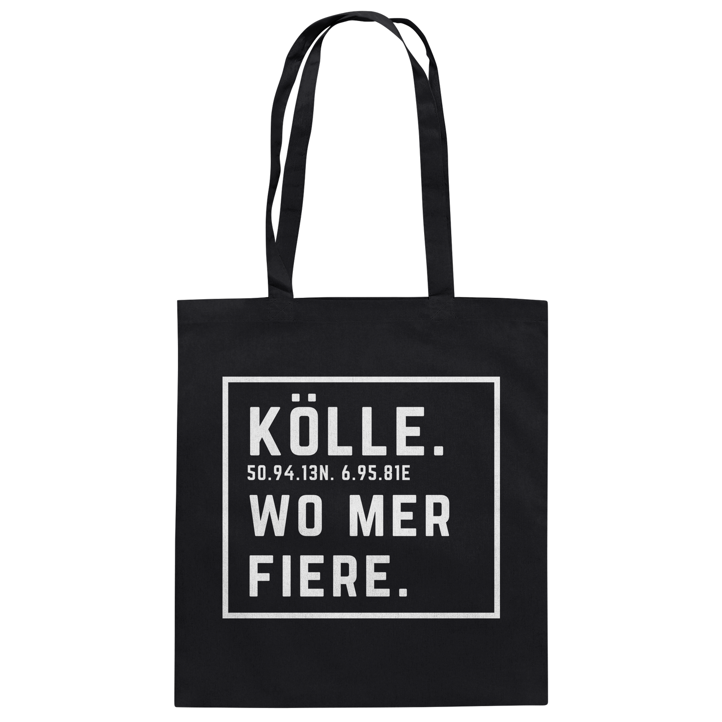 Kölle Fiere Druck  - Baumwolltasche